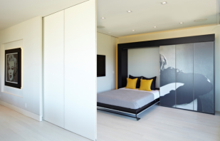 Duvardaki modern yataklar - bir üründe kolaylık ve pratiklik