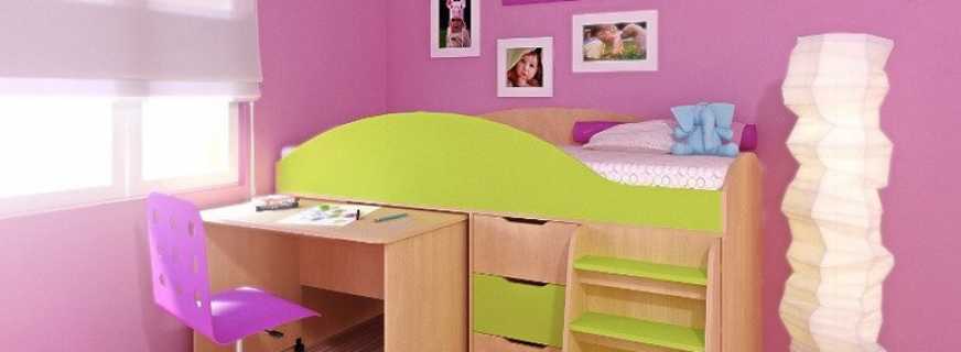 Bēniņu gultu īpašības un varianti bērniem no 3 gadu vecuma