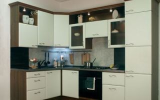 Stūra virtuves mēbeļu veidi nelielai telpai, gatavu risinājumu fotoattēli