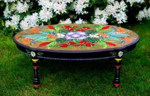 How to carry out table restoration at home, decor ideas