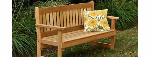 How to make a wooden bench with your own hands, simple workshops