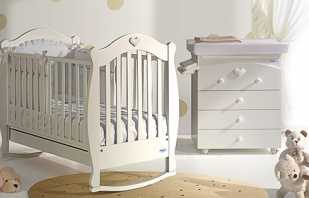 Kādas ir bērnu šūpošanas gultas, priekšrocības un trūkumi salīdzinājumā ar citiem modeļiem