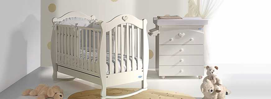 Kādas ir bērnu šūpošanas gultas, priekšrocības un trūkumi salīdzinājumā ar citiem modeļiem
