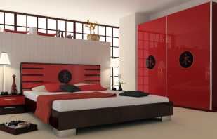 Карактеристике црвеног намештаја, нијансе избора
