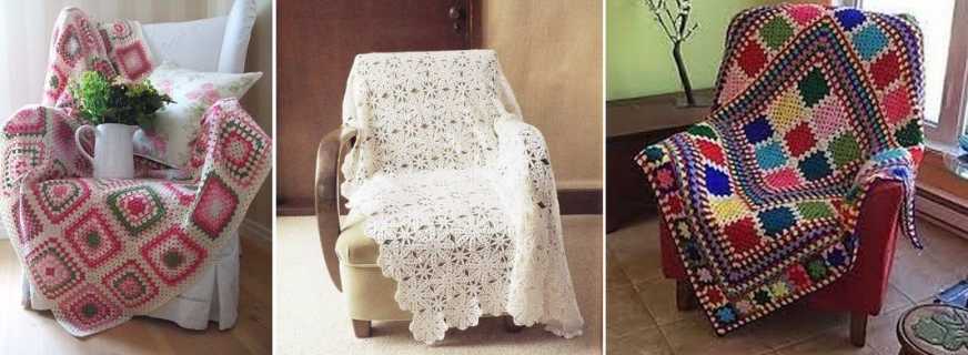 Como fazer crochê uma capa de cadeira, etapas do trabalho, decoração adequada