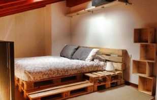 Loftové možnosti postele, kreativní designové nápady