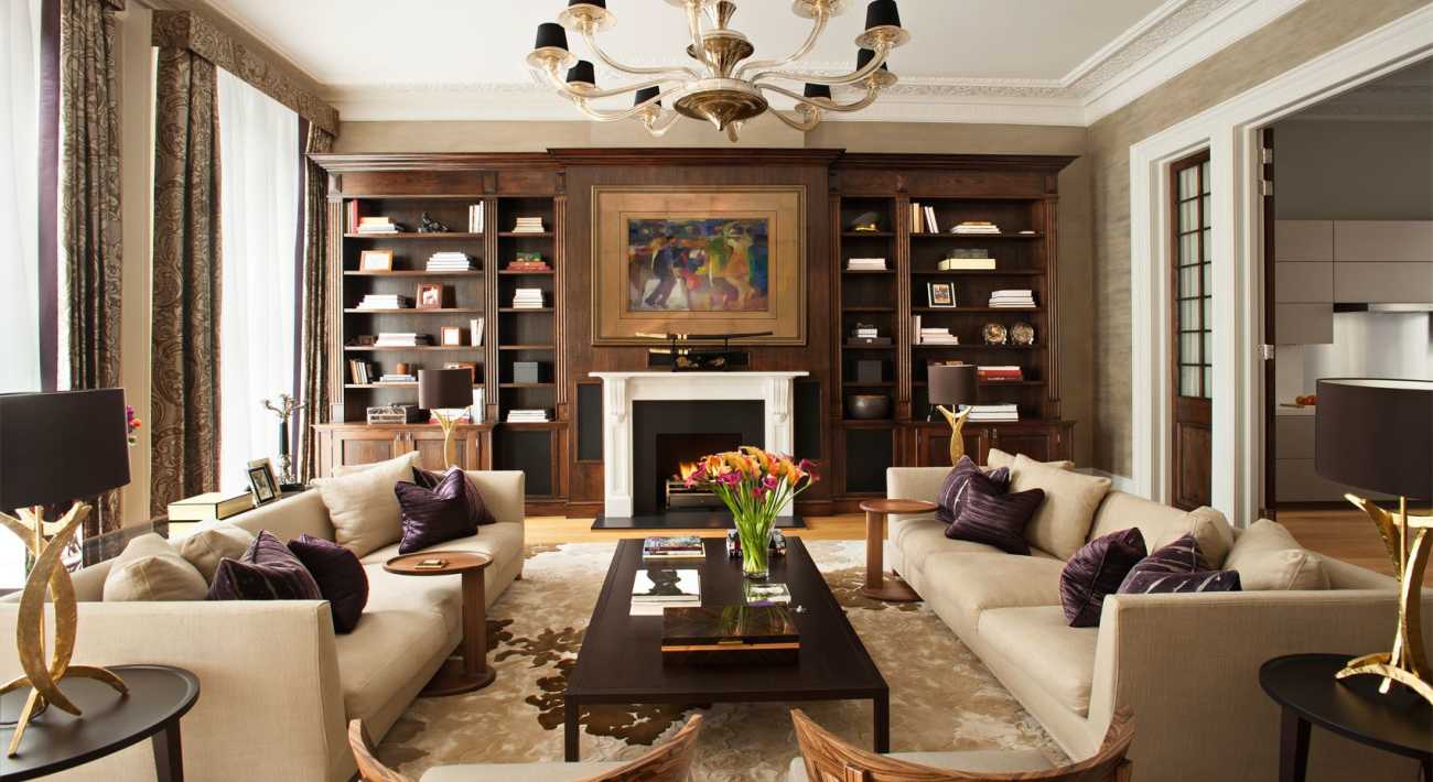 Como organizar móveis na sala de estar, conselhos de especialistas