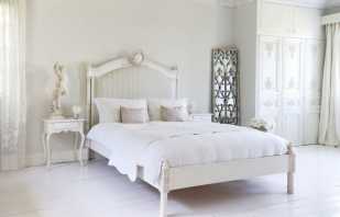 Galvenās atšķirības starp gultām, kas izgatavotas Provansas stilā, it īpaši virzienā