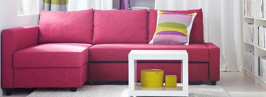 Stūra dīvānu Ikea šķirnes, populāri modeļi