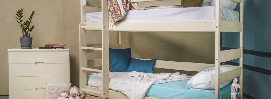 Kādu gultu labāk izvēlēties diviem bērniem, populāri modeļi
