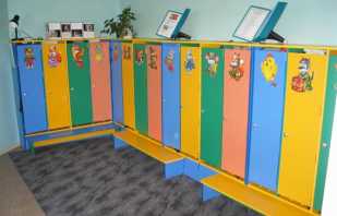 Bildvarianten für Schließfächer im Kindergarten, Auswahltipps