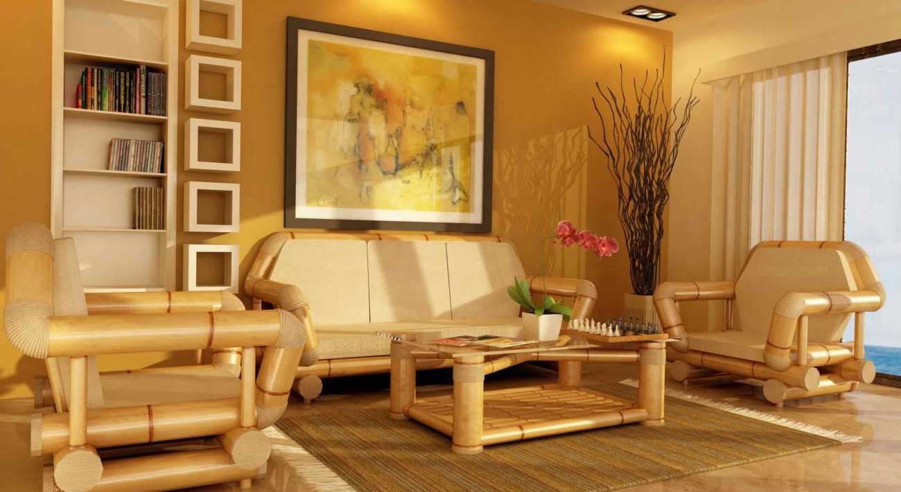 Features of bamboo furniture, a review of models