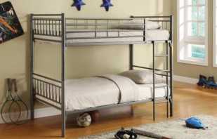 Bir ranza metal yatağın özellikleri, seçimi ve yerleştirilmesi