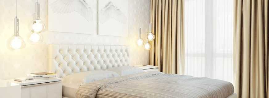 Balto gultu iespējas, dizaina iespējas dažādiem interjeriem