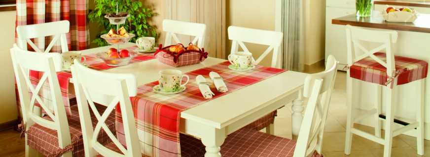 Storlekar på matbord i olika former, tips om möbler