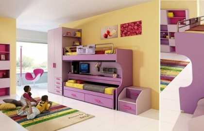 Modern bunk beds-transformers, types of designs
