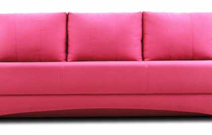 Caractéristiques de placer un canapé rose, une combinaison avec différents styles