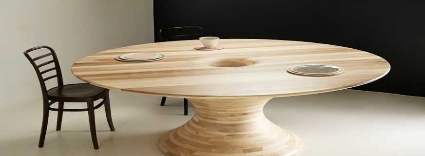 DIY okrúhle stoly, užitočné životy hack