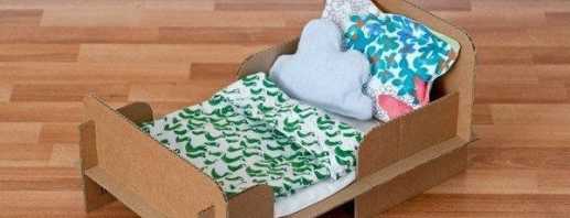 Popular models of beds for dolls, safe materials