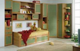 Funktioner för att välja möbler i pojkens barnkammare
