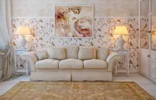 Dīvānu atšķirīgās iezīmes provence, dekoru, krāsojumu stilā