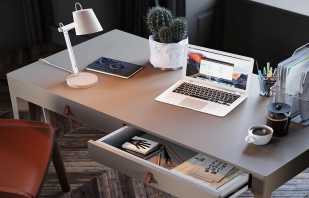 Eine Vielzahl von Arbeitsplatten für einen Schreibtisch, deren Ausstattung