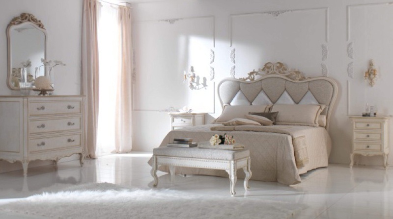 Elegantas baltas mēbeles