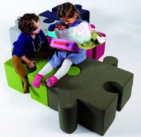 Mīkstas, ērtas bērnu rotaļu mēbeles