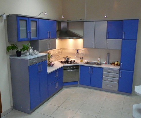 Zilā stūra virtuves