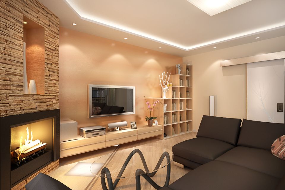 Vytváříme asymetrické uspořádání nábytku v obývacím pokoji