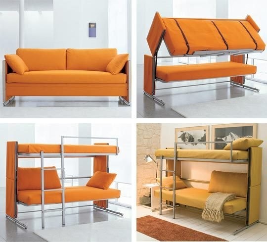 Dīvāna divstāvu gulta