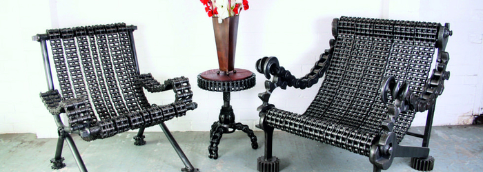 Oriģinālie metāla krēsli