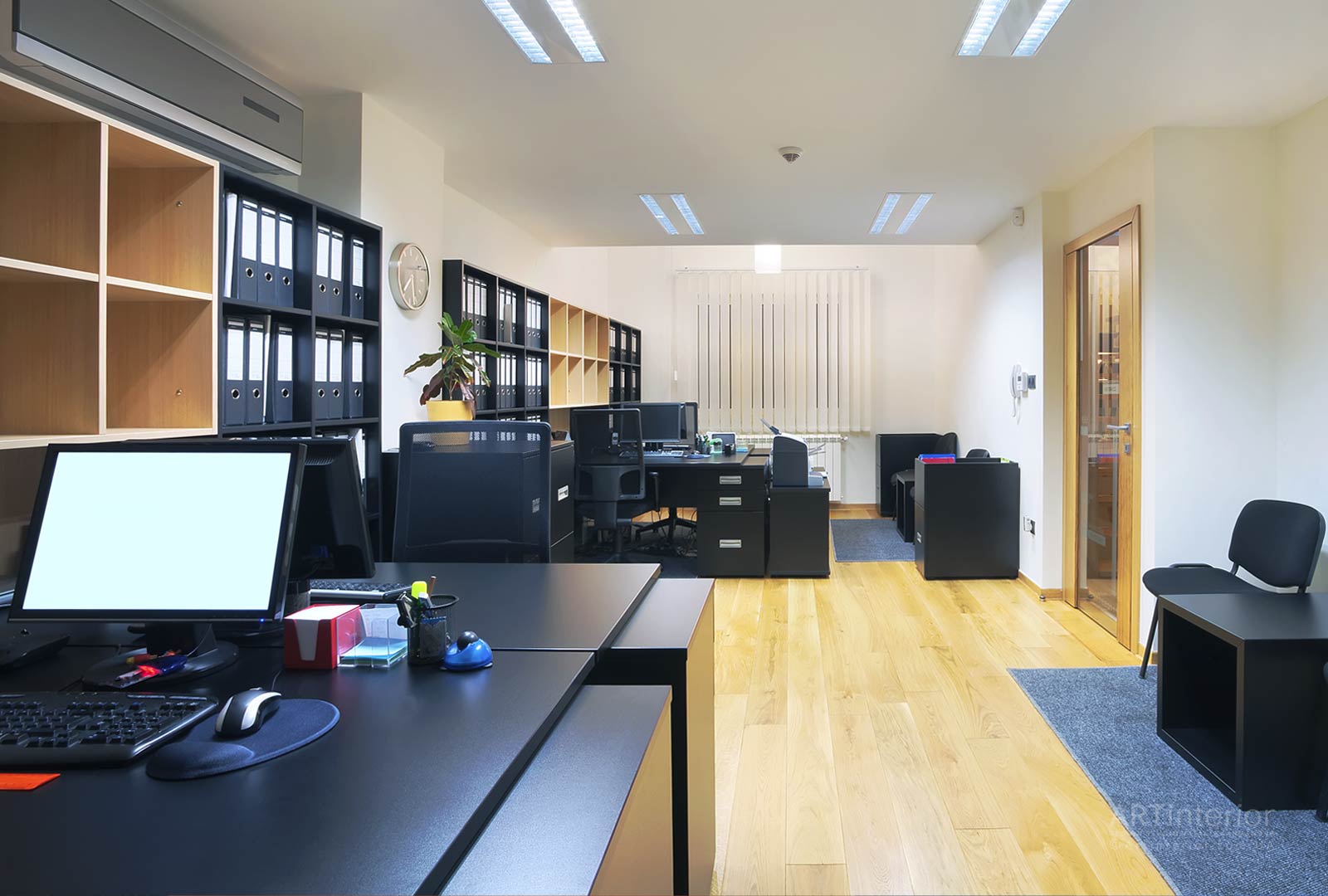 3d office design and ergonomics