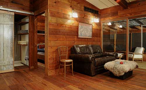 Cottage com um interior agradável