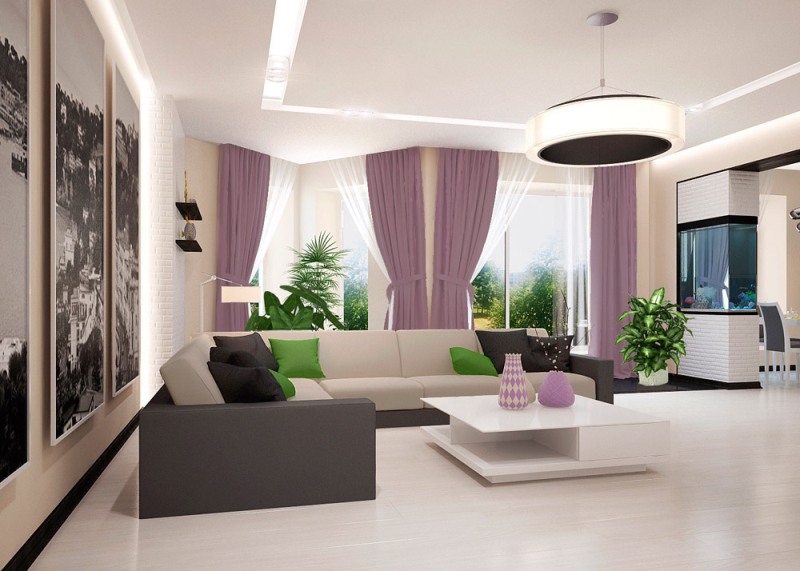 Schönes Wohnzimmer Design