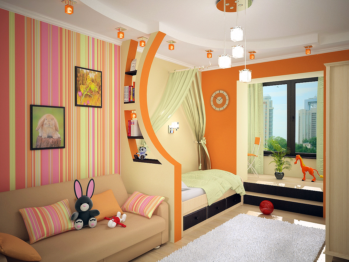 Photo of the design of the children's room