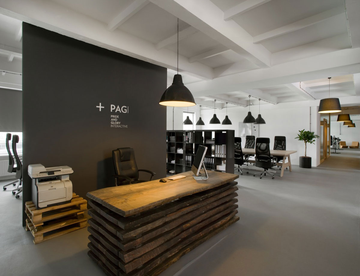 Jednoduchý design kanceláře