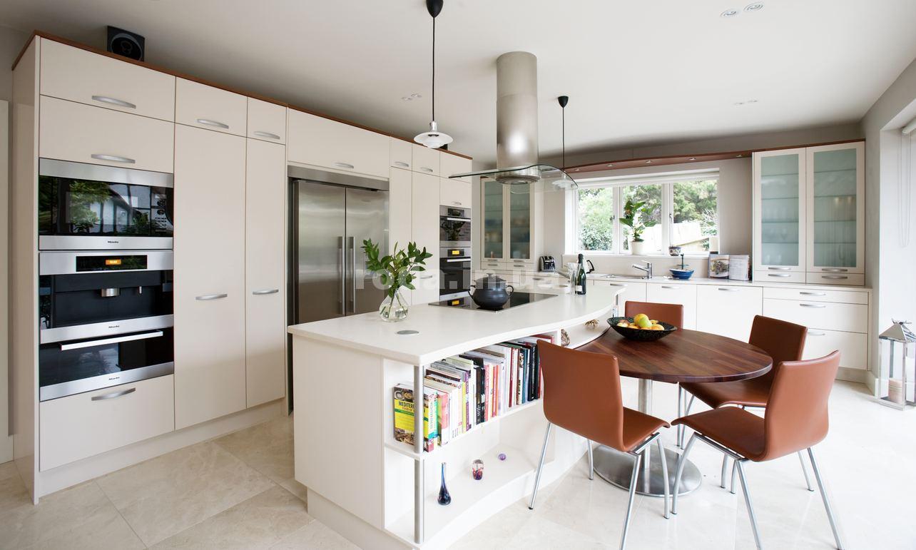 Modern white kitchens