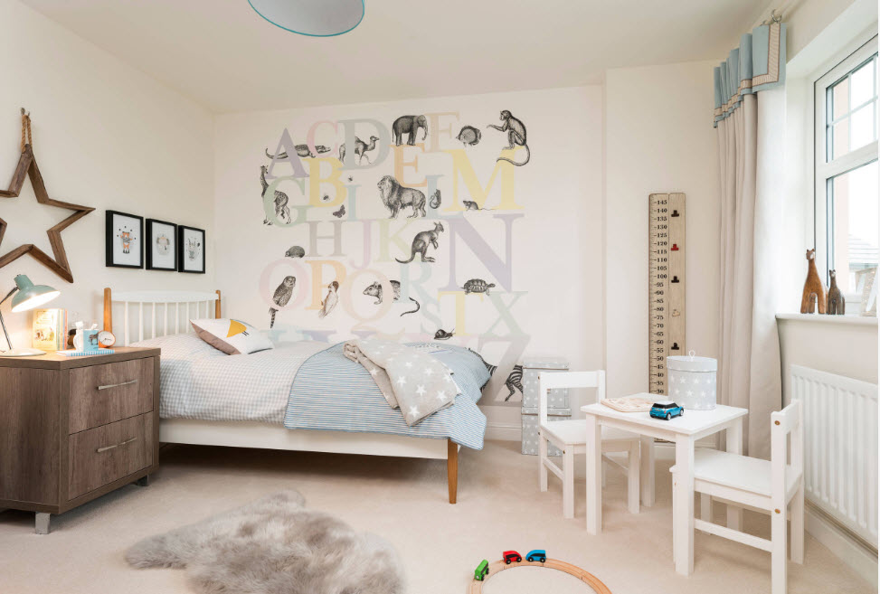 Lehký design dětského pokoje