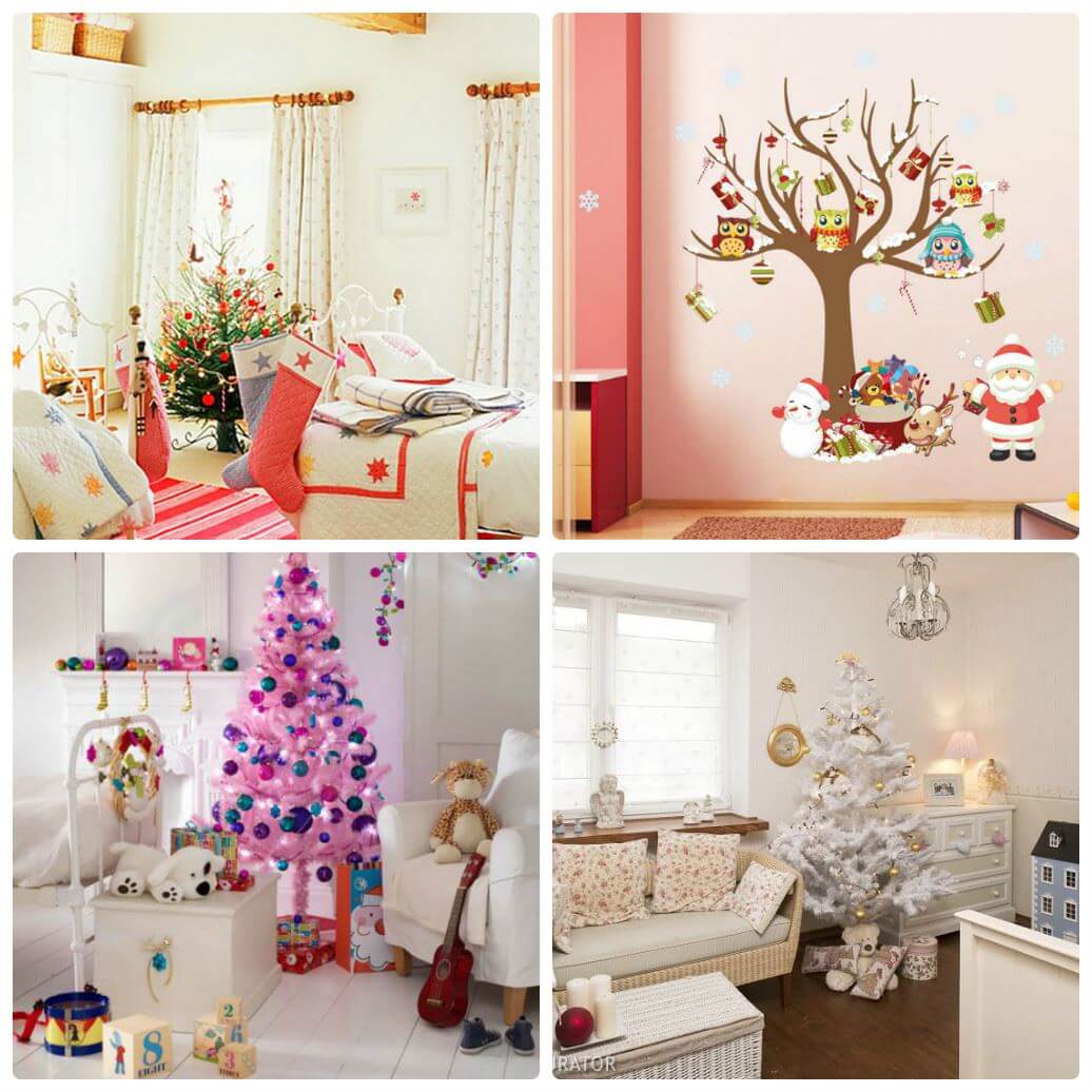 Decorating a room for the new year for a child