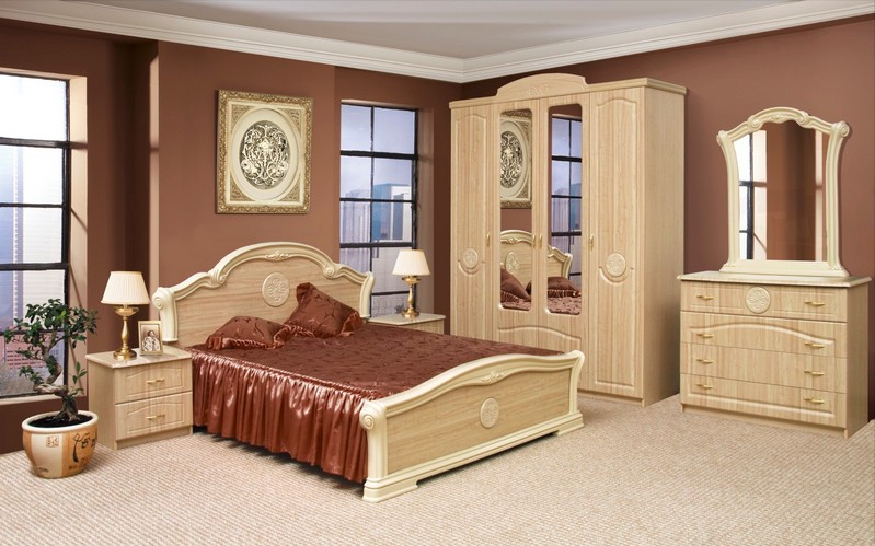 Klasiska guļamistaba