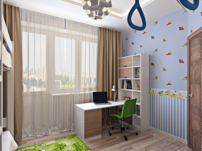 Skaists mazu bērnu istabas dizains