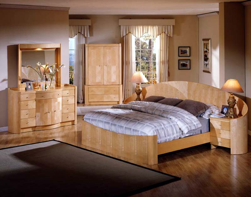 Guļamistabas mēbeles no dabīgiem materiāliem