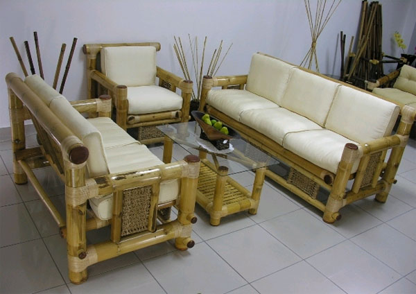 Bambu mobilyalar - doğallığın mükemmelliği