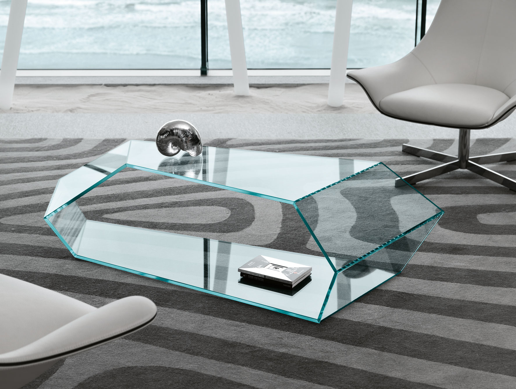 Glass office furniture