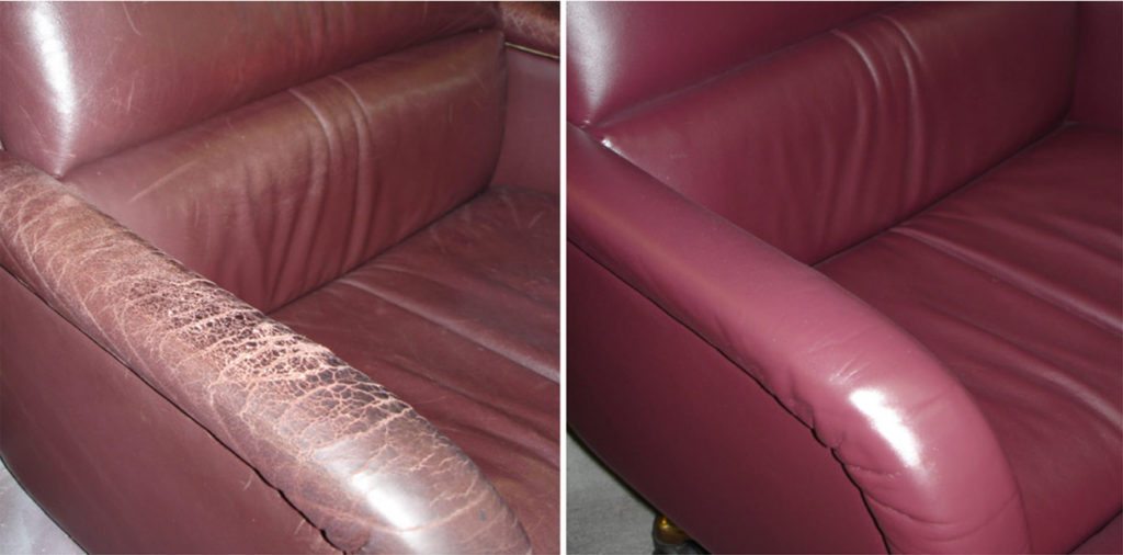 Dīvānu remonts no ādas