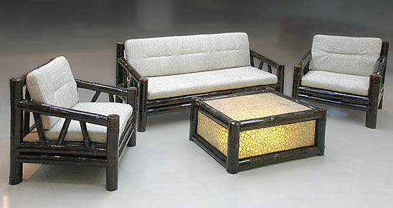 Högkvalitativa, professionella tillverkade bambu möbler