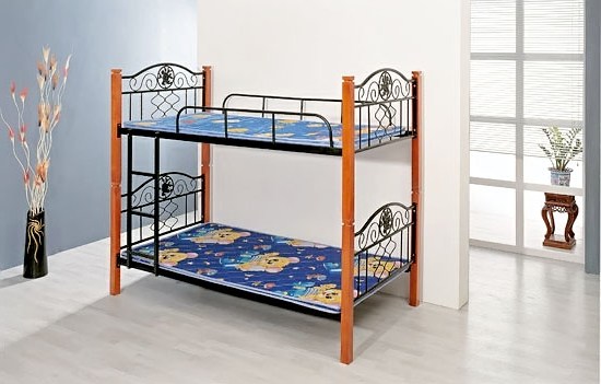 מיטת קומותיים לילדים עם צדדים