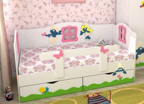 מיטות ילדים יפות עם צדדים