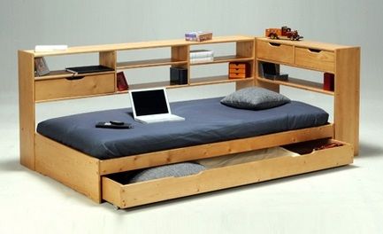 Vienvietīga funkcionāla gulta